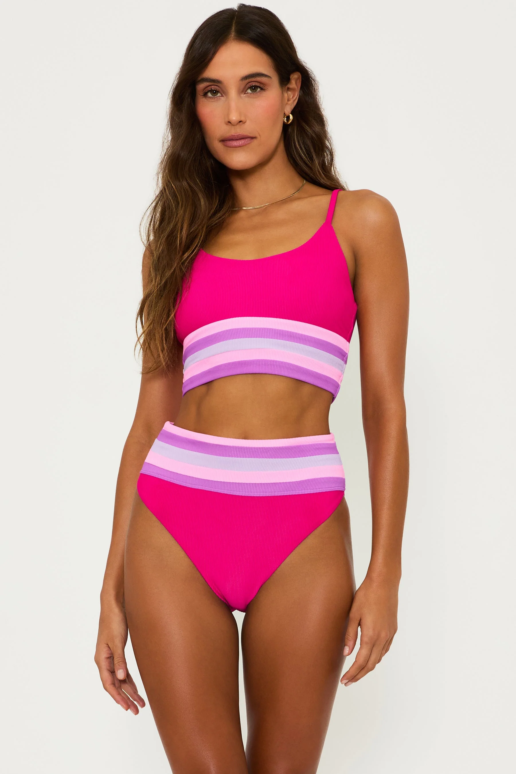 Raspberry Colorblock Mae Top - Image 3