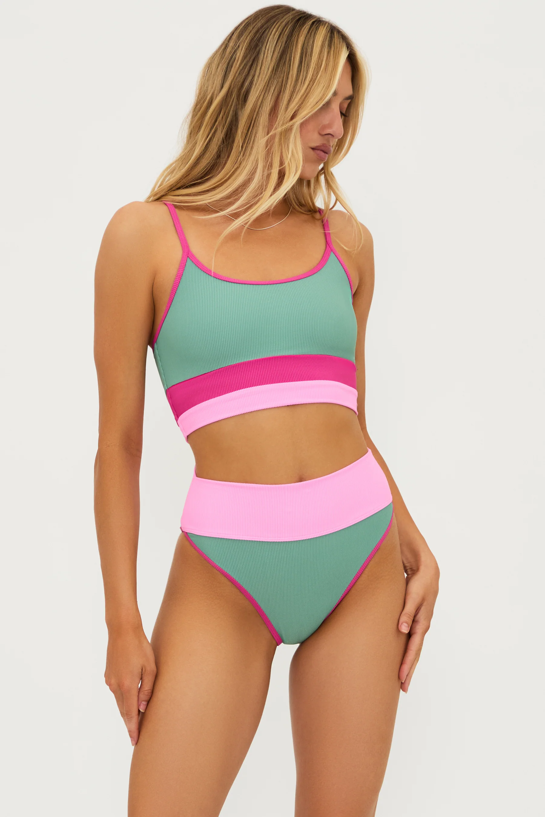 Sage Bloom Colorblock Emmy Bottom - Image 3